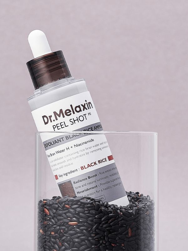 Dr. Melaxin Peel Shot White and Black Rice Exfoliating Essence